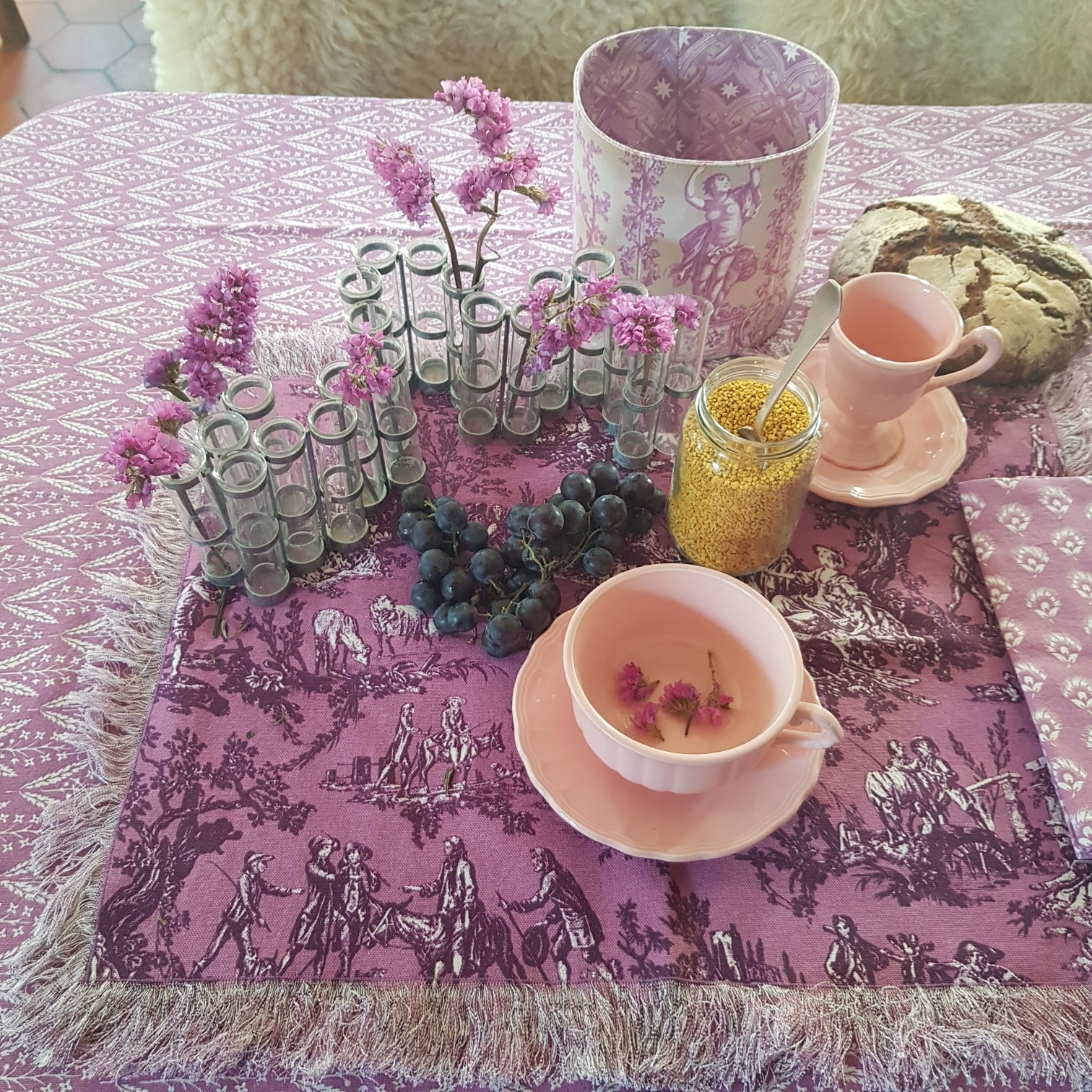 SET DE TABLE A FRANGES x 2