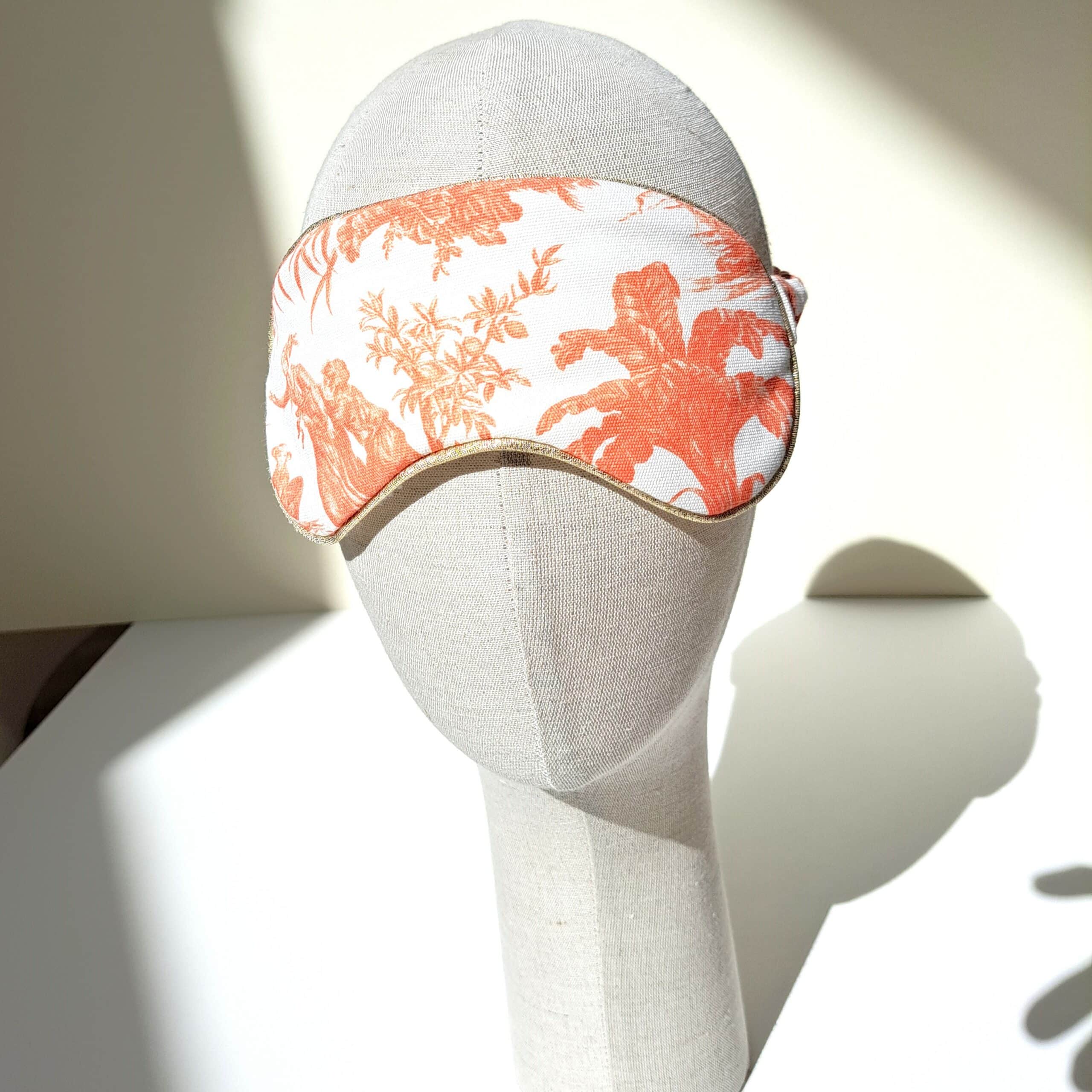 MASQUE DE VOYAGE "PAUL ET VIRGINIE" ORANGE