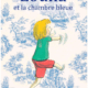Couverture du livre "XCOMM_LA GRANDE AVENTURE DE LA TOILE DE JOUY" représentant un enfant aux cheveux blonds courts, à la chemise verte et au short rouge, dansant joyeusement sur un fond bleu et blanc à motifs. Les noms des auteurs apparaissent ci-dessous. la marque Toile de Jouy