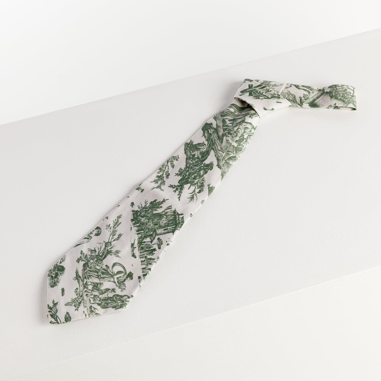 CRAVATE "OFFRANDE A L'AMOUR" VERT