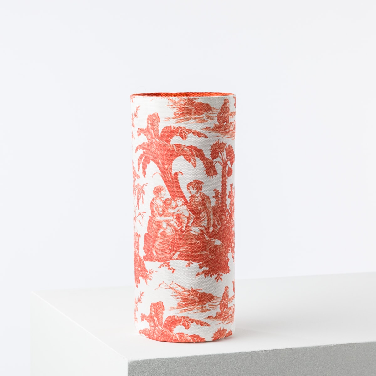 HOUSSE DE BOULTEILLE "PAUL ET VIRGINIE" ORANGE