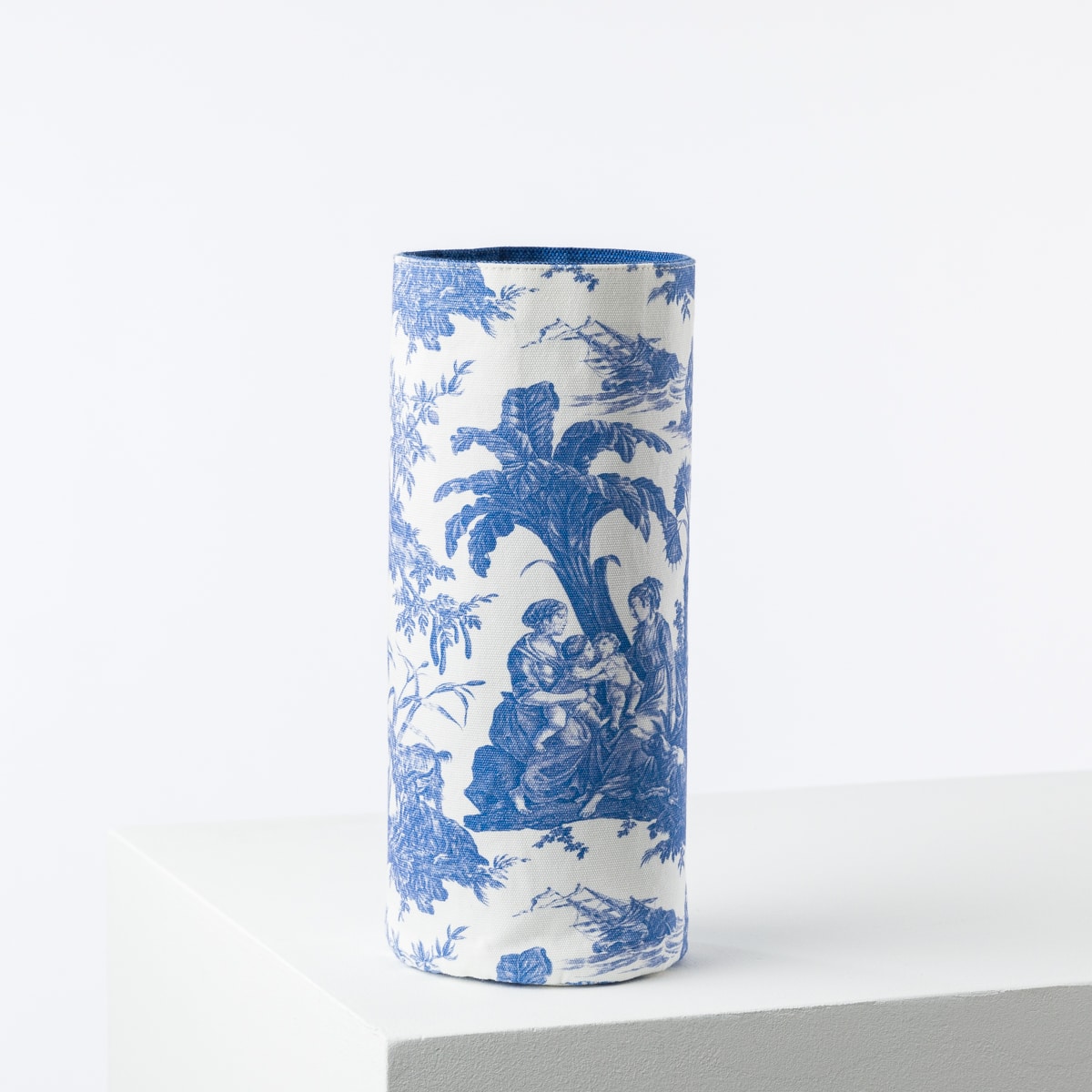 HOUSSE DE BOUTEILLE "PAUL ET VIRGINIE" BLEU