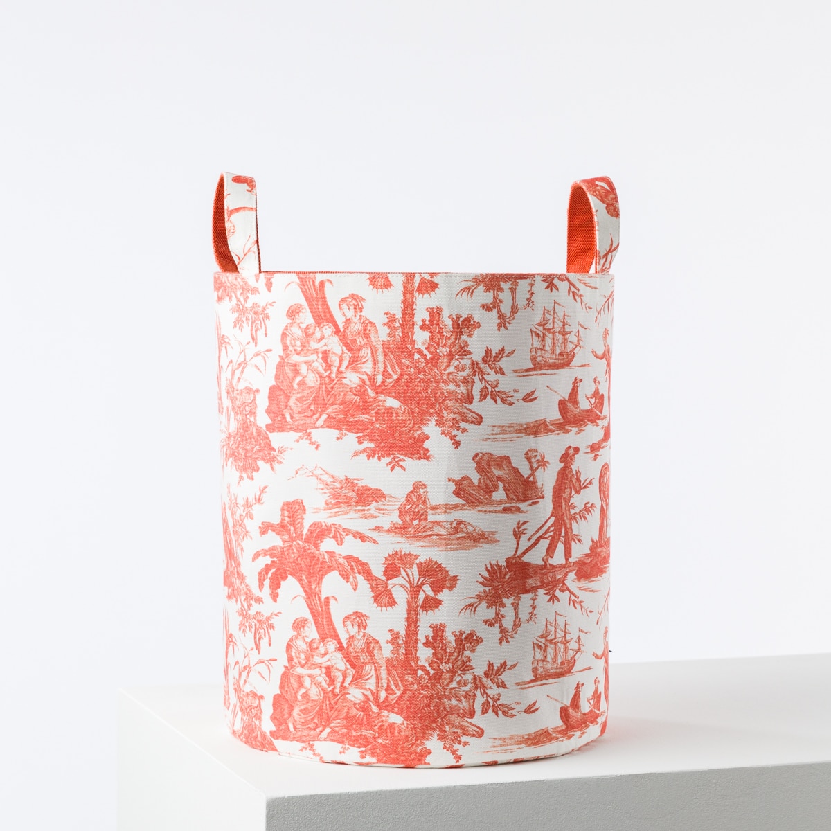 CORBEILLE "PAUL ET VIRGINIE" ORANGE