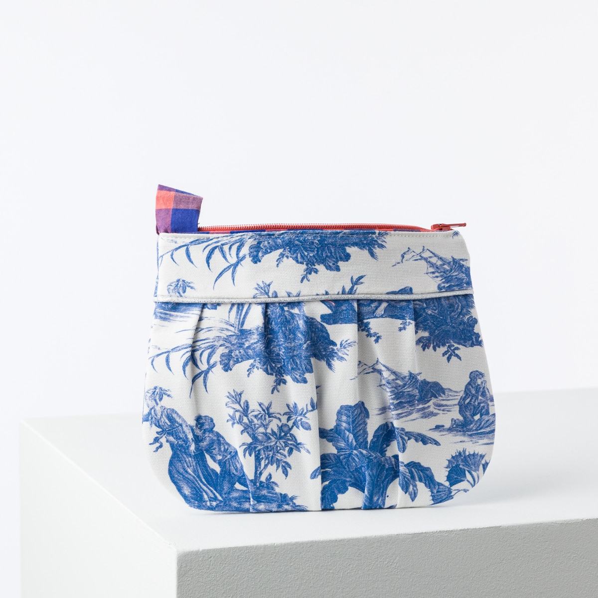 TROUSSE COQUETTE "PAUL ET VIRGINIE" BLEU