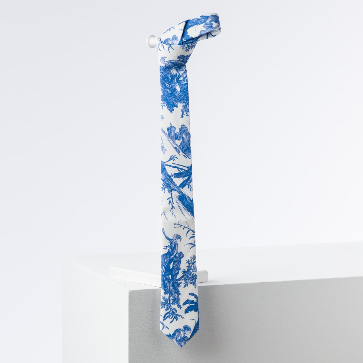 CRAVATE "PAUL ET VIRGINIE" BLEU