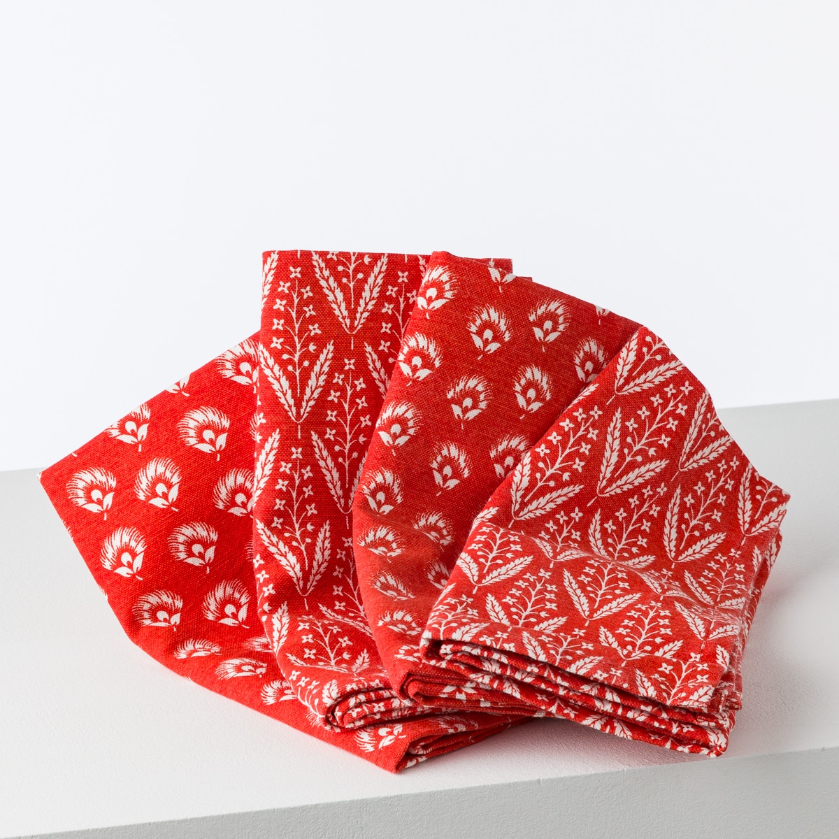 SERVIETTES X4 EPIS CHARDONS ORANGE SANGUINE