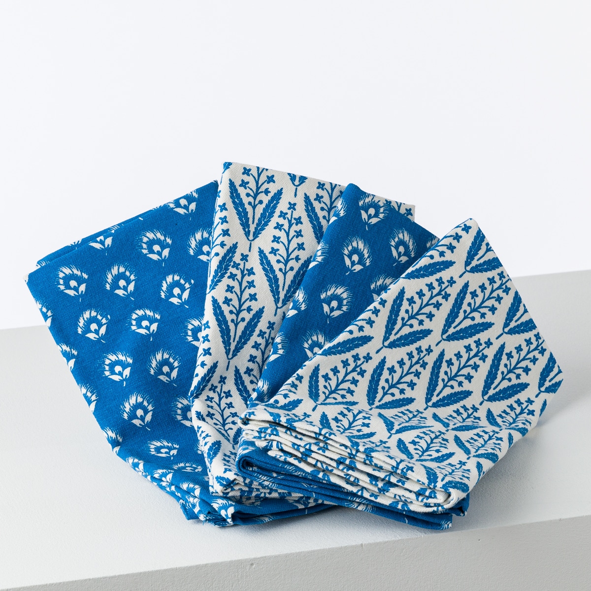 SERVIETTES X4 EPIS CHARDONS BLEU DIRECTOIRE