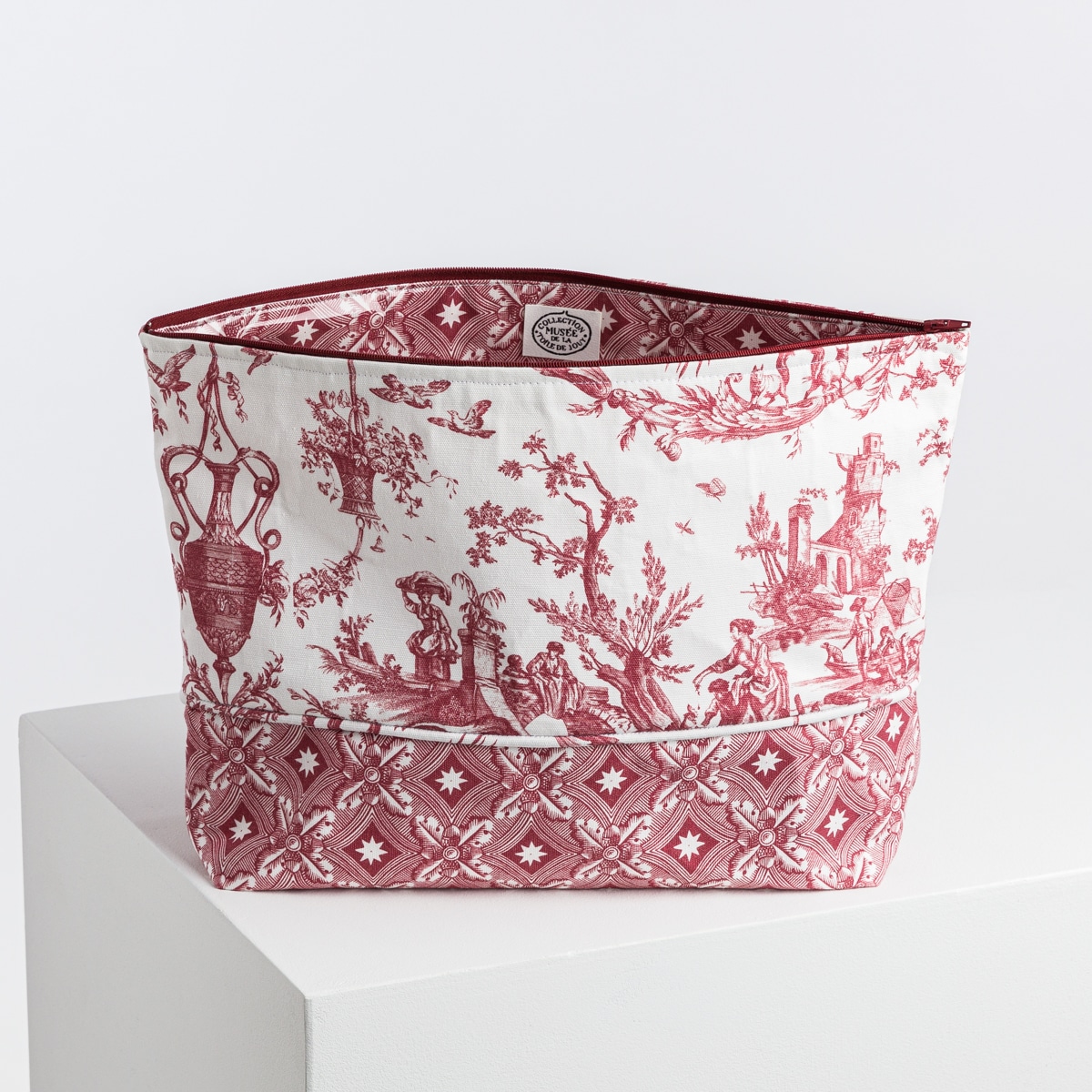 GRANDE TROUSSE DE TOILETTE "LIBERTE AMERICAINE" ROUGE