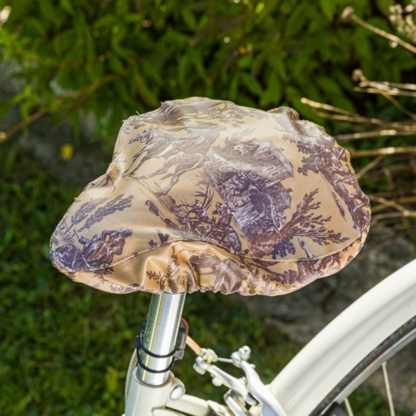HOUSSE SELLE DE VELO "LE MEUNIER, SON FILS ET L'ANE"