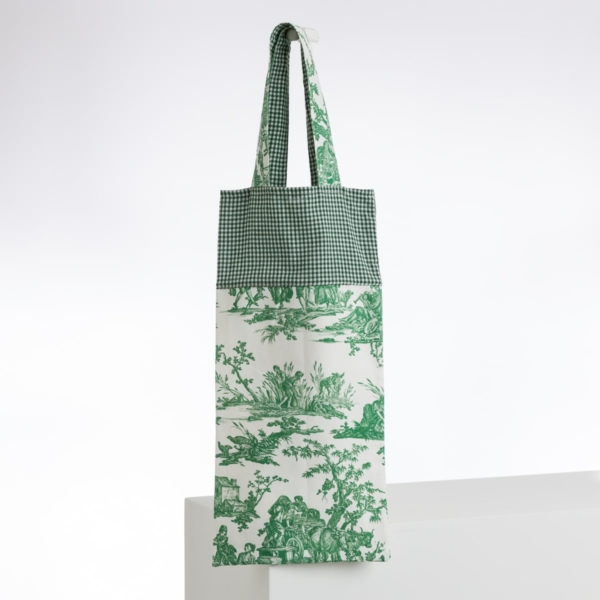 SAC A PAIN "LES DELICES DES 4 SAISONS" VERT PRAIRIE