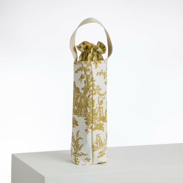 SAC BOUTEILLE  ISOTHERME "LES DELICES DES 4 SAISONS" BRONZE