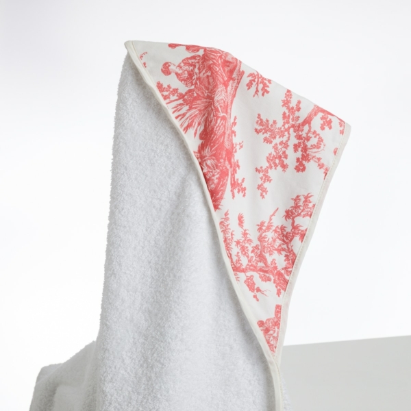 CAPE DE BAIN "LES DELICES DES 4 SAISONS" ROSE
