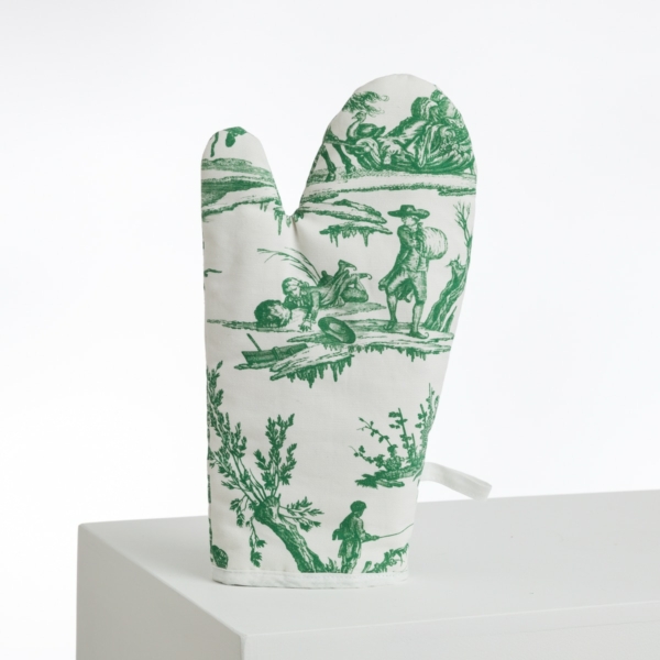 GANT DE CUISINE "LES DELICES DES 4 SAISONS" VERT OU ROSE