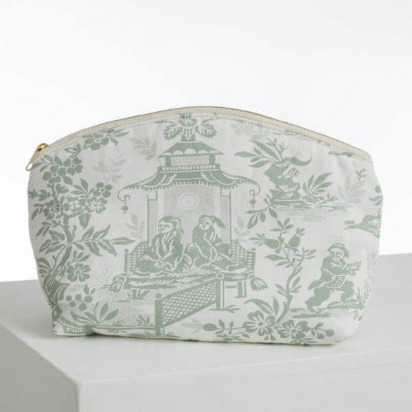 TROUSSE ARRONDIE "LE CHINOIS A LA BROUETTE" CELADON