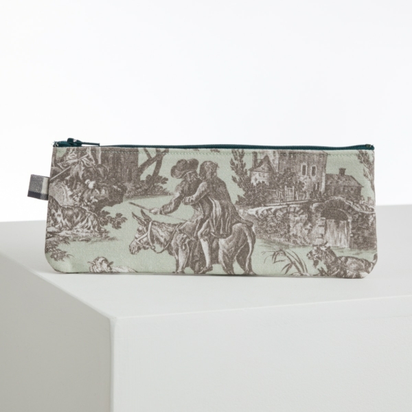 TROUSSE STYLOS "LE MEUNIER SON FILS ET L'ANE" CELADON