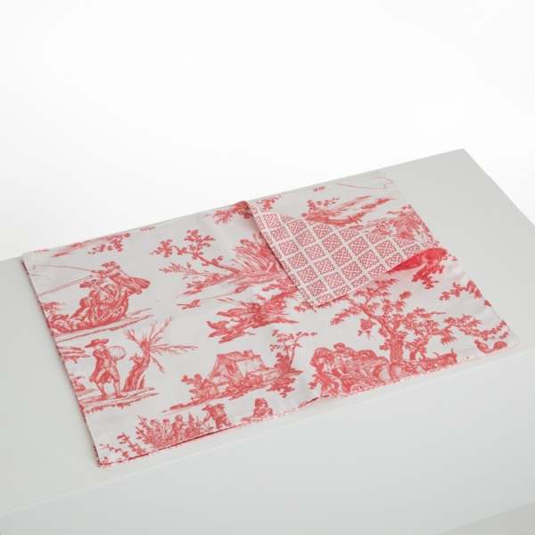 SETS DE TABLE /2 "LES DELICES DES 4 SAISONS"  ROSE