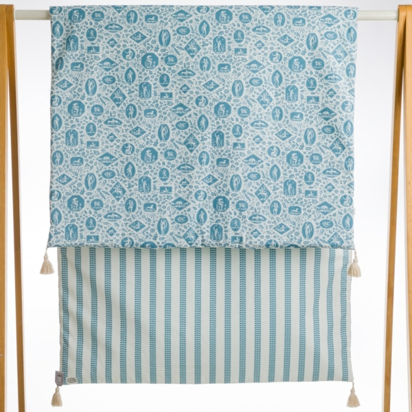MATELAS DE REPOS 90X190 "Les CAMEES" BLEUS