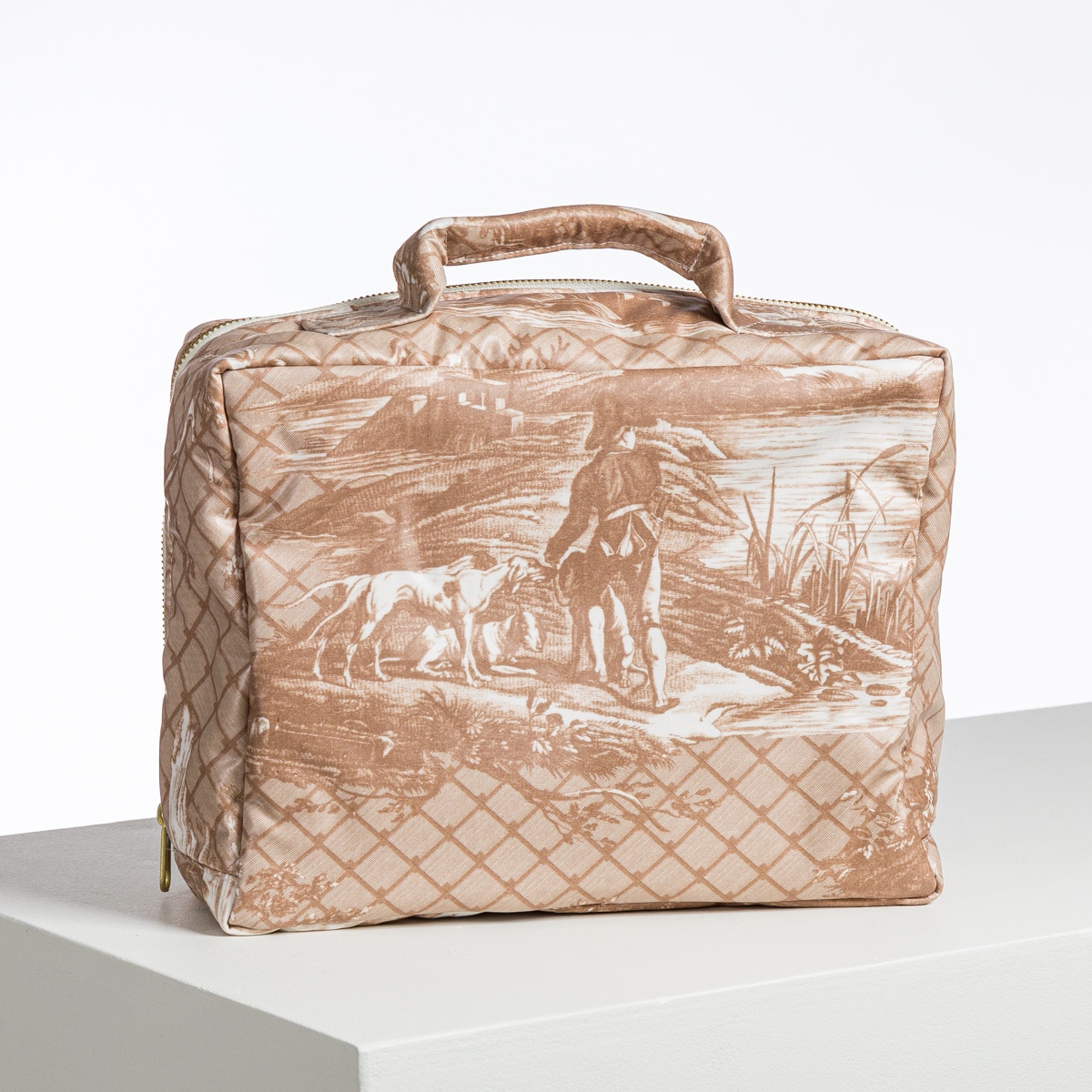 SACOCHE ISOTHERME "LA CHASSE A JOUY" TANNIN