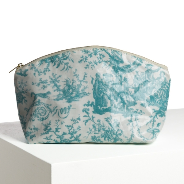 TROUSSE ARRONDIE ENDUITE "COURONNEMENT DE LA ROSIERE" BLEU LAGON