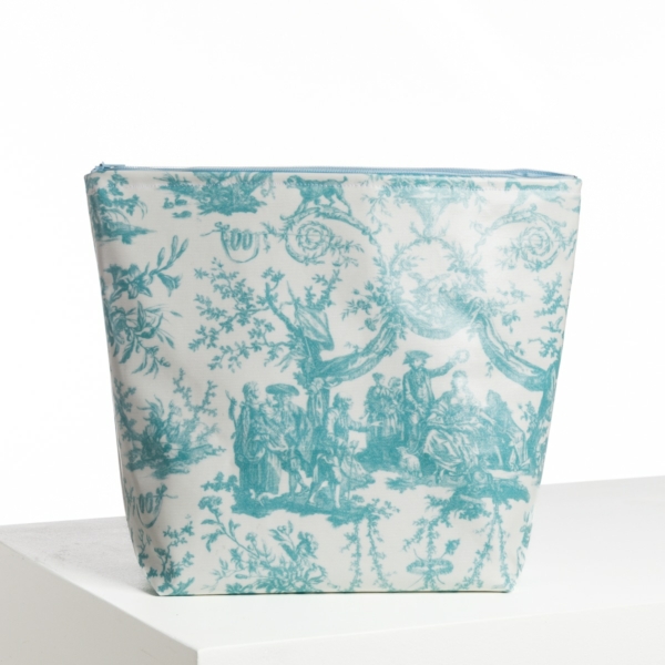 GRANDE TROUSSE ENDUITE "COURONNEMENT DE LA ROSIERE" BLEU LAGON
