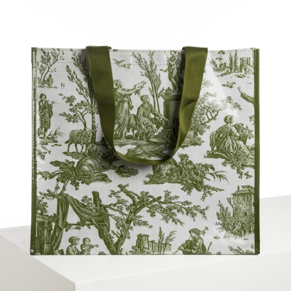 SAC REUTILISABLE "L'OFFRANDE A L'AMOUR" VERT PESTO