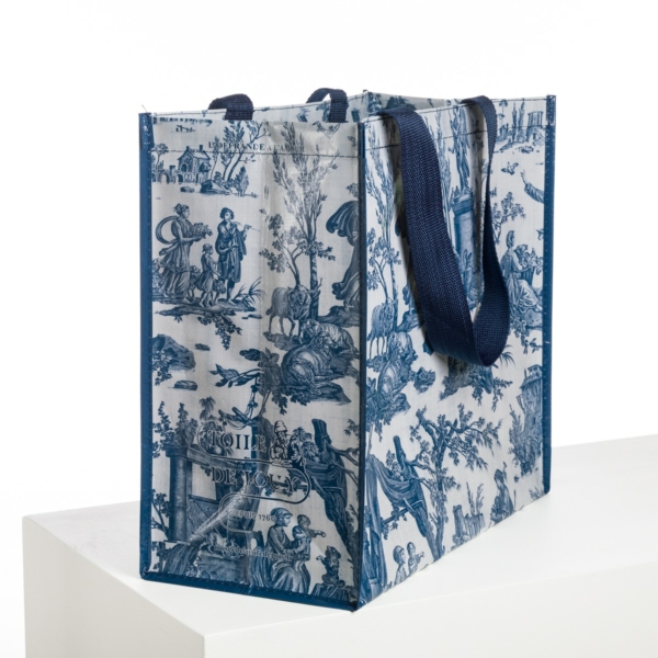 SAC REUTILISABLE "L'OFFRANDE A L'AMOUR" BLEU MARINE