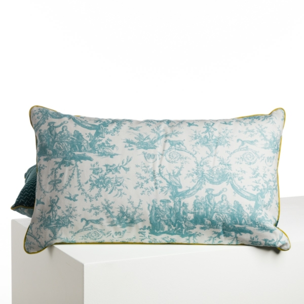 COUSSIN "COURONNEMENT DE LA ROSIERE" BEU LAGON