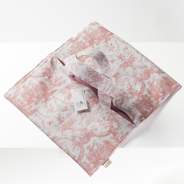 EMPORTE PLAT A TARTE "COURONNEMENT DE LA ROSIERE" ROSE POUDRE